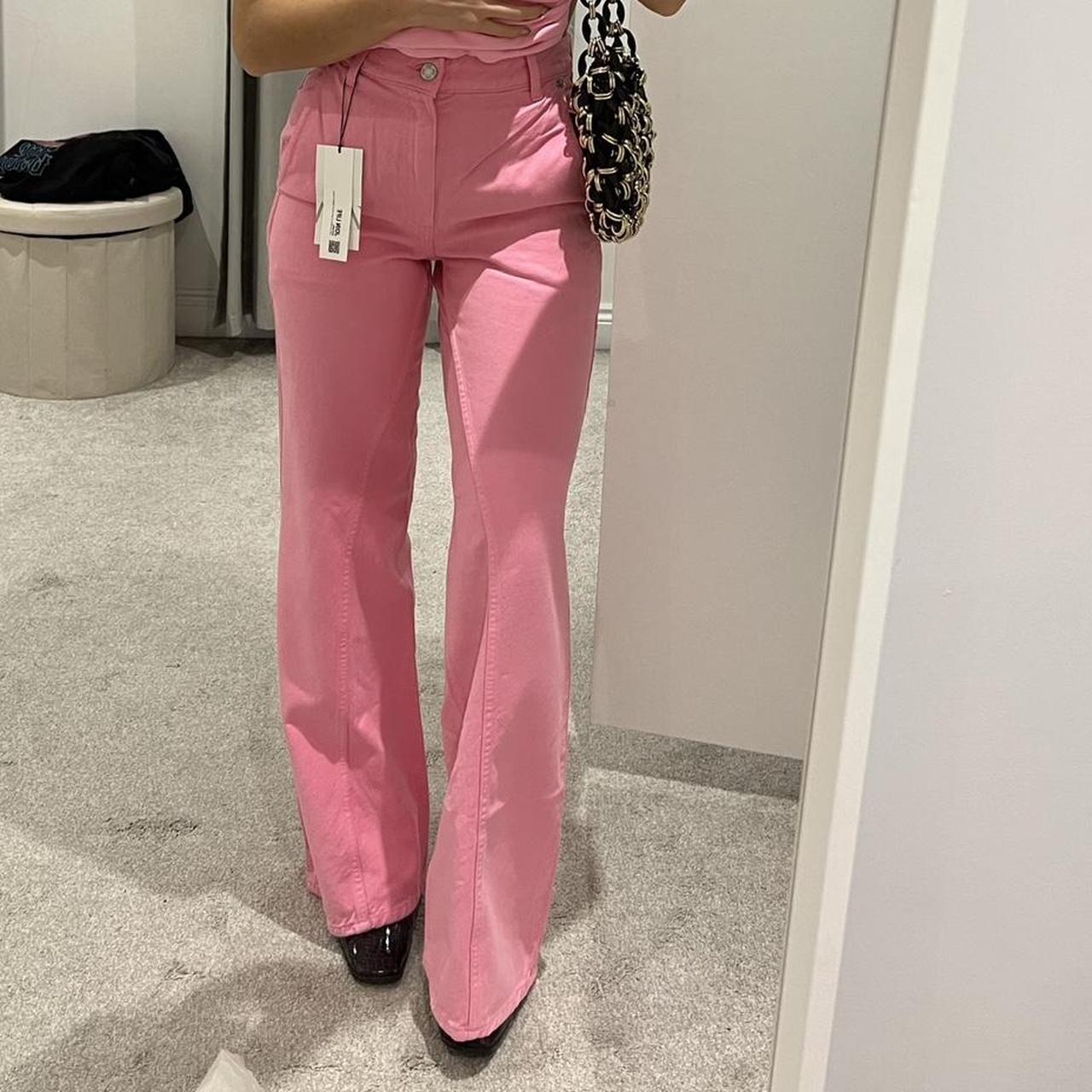 Zara pink jeans - Depop