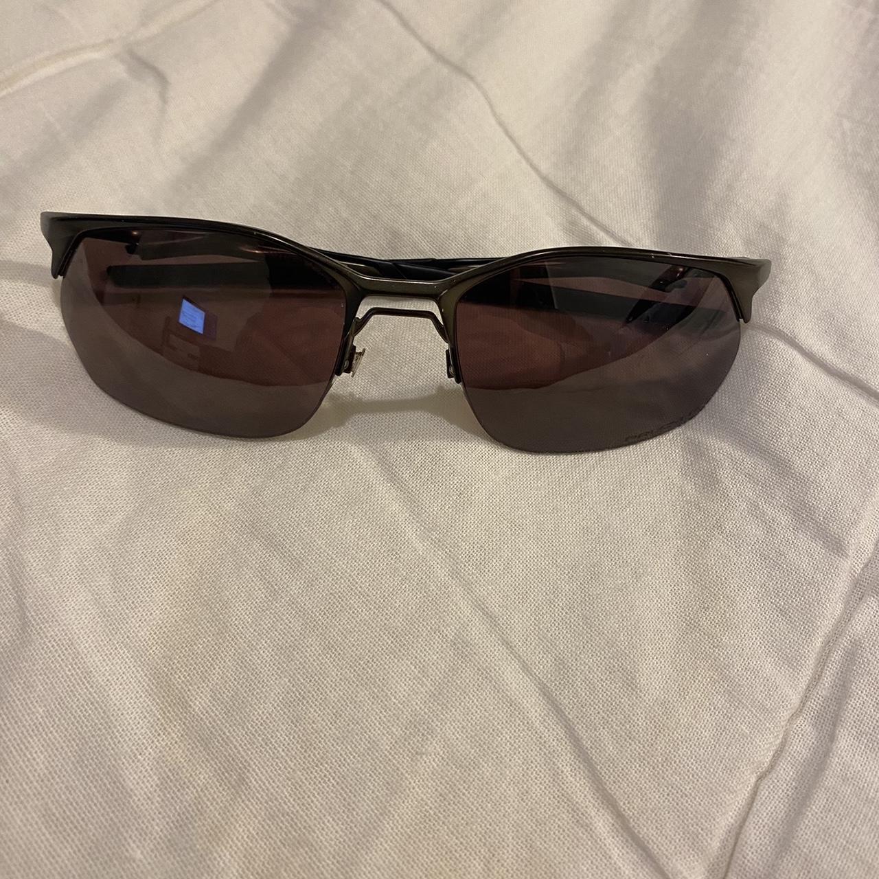 Oakley saviator Prizm Black Polarised lenses satin... - Depop