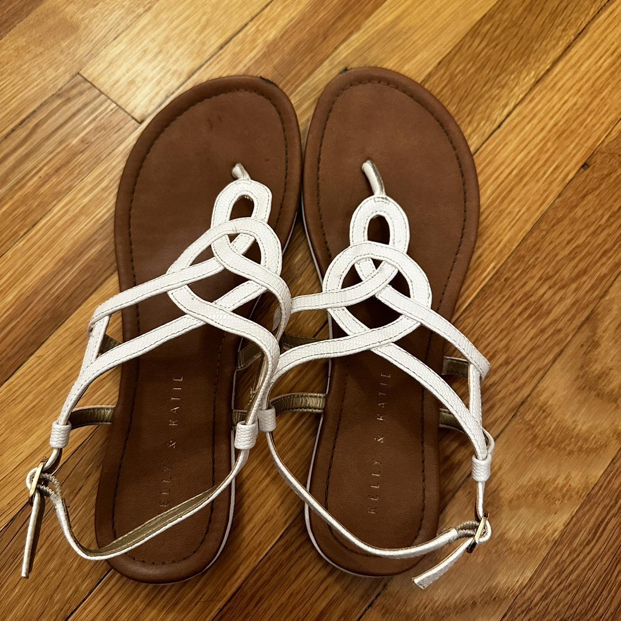 Kelly and katie sales white sandals