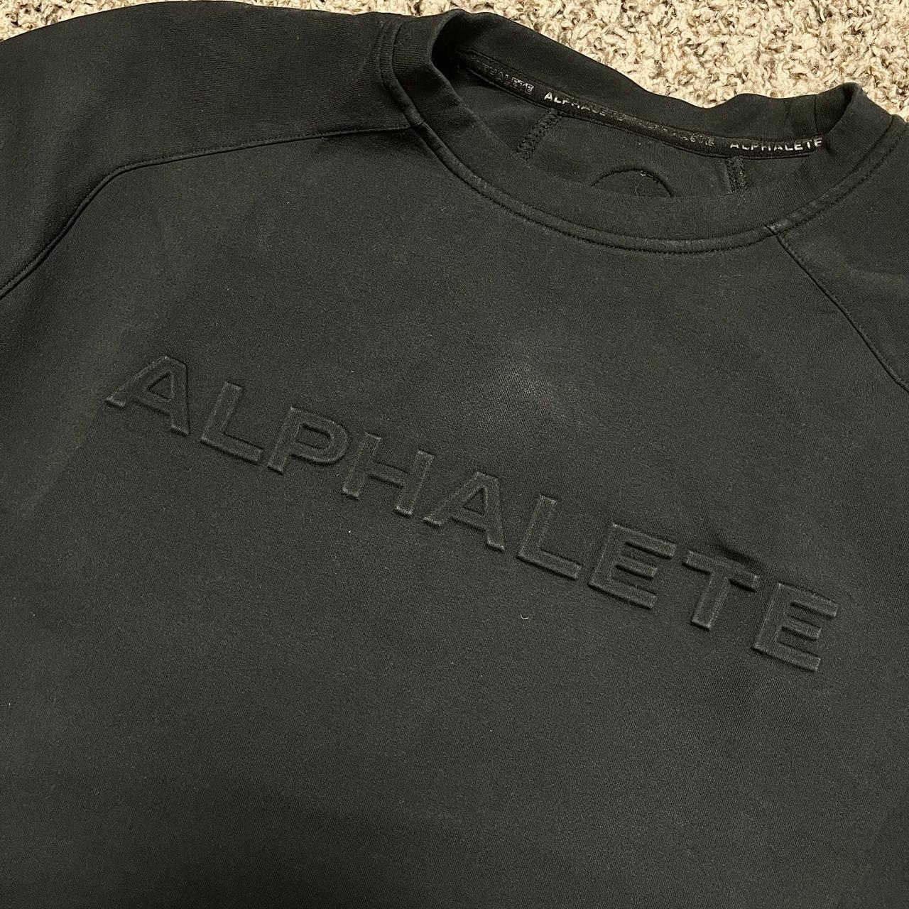 Alphalete Black Gym Sweater | Used with no visible... - Depop