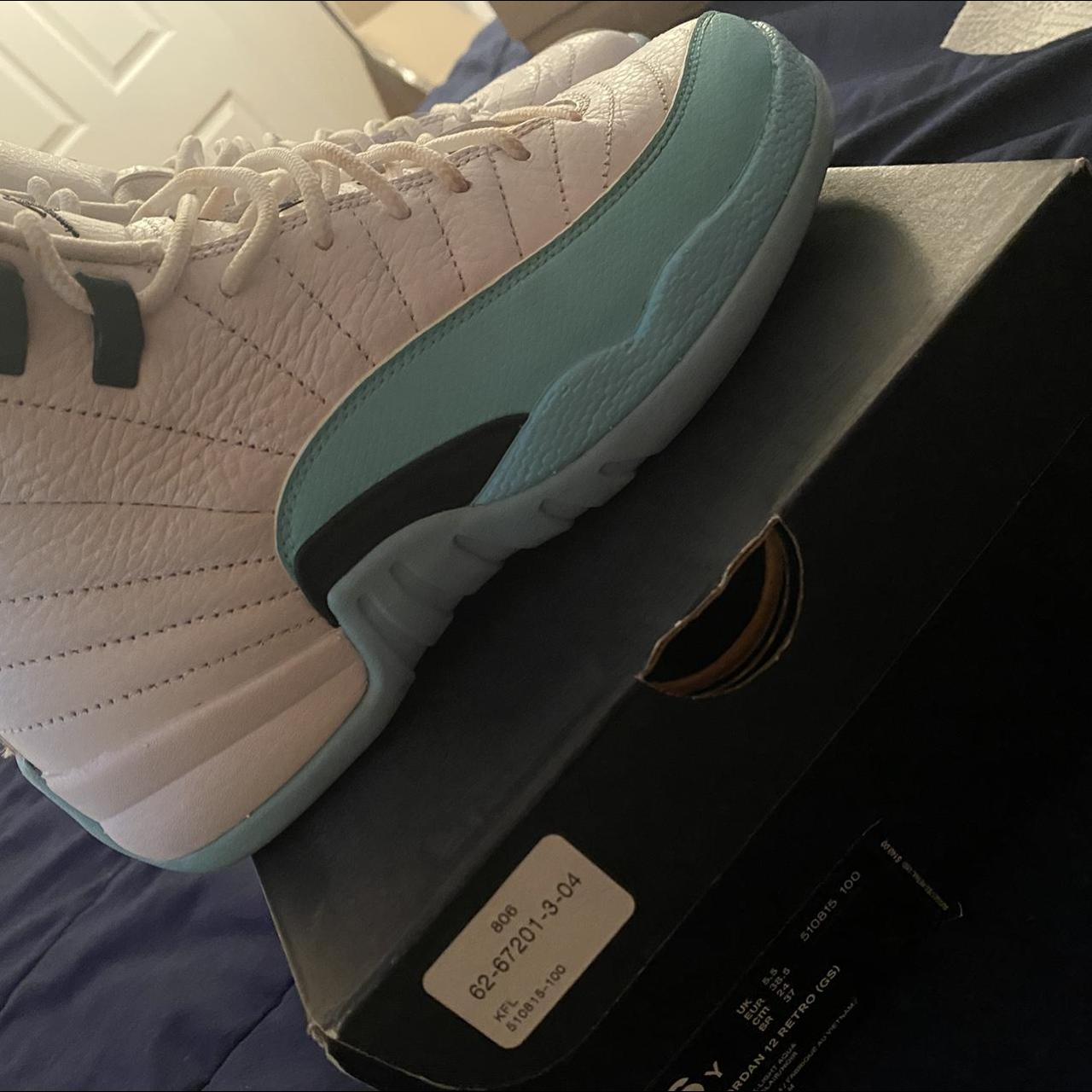 Jordan 12 Retro Light Aqua (GS) Kids' - 510815-100 - US