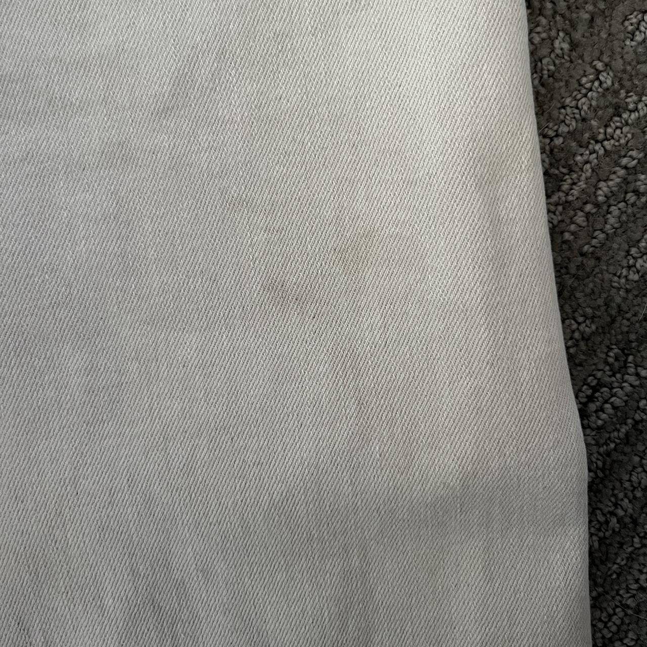 Zara Women's Cream Jeans Depop