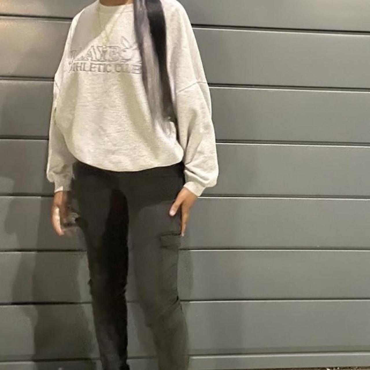 Playboy athletics club oversized sweatshirt xs but... Depop