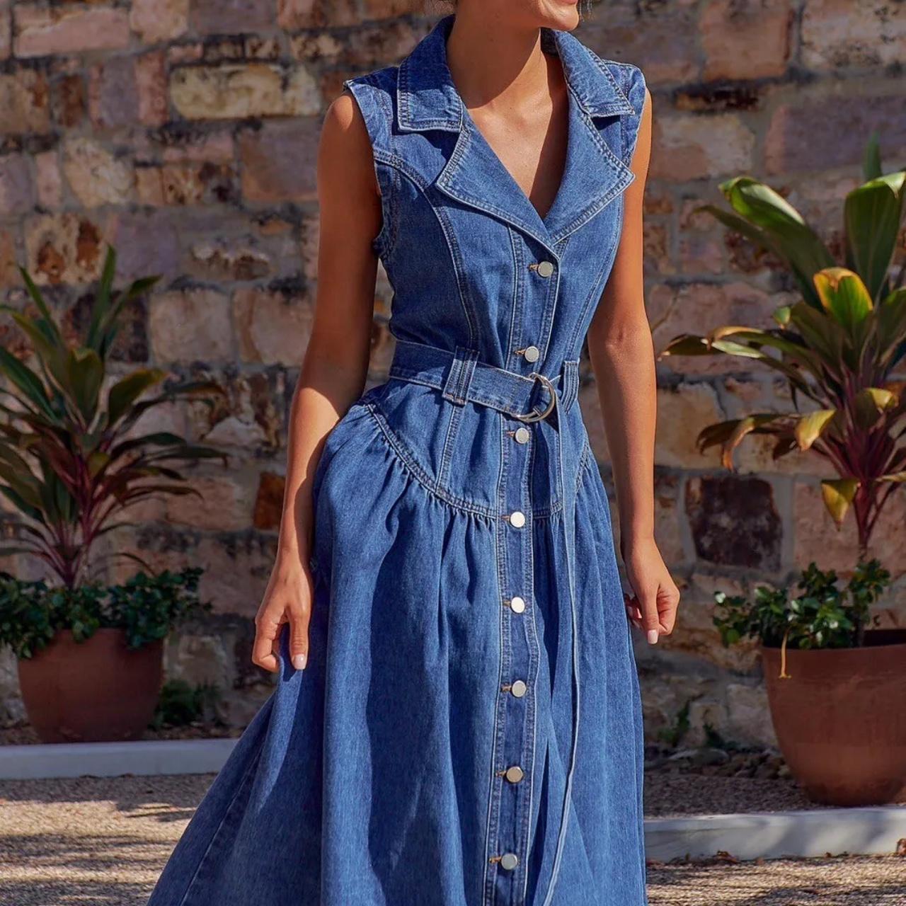 Country Denim Alexandra Dark Denim Dress Size 8 Depop buy-the-urban-arrow-shorty-business-rideon-e-bikes-cornwall