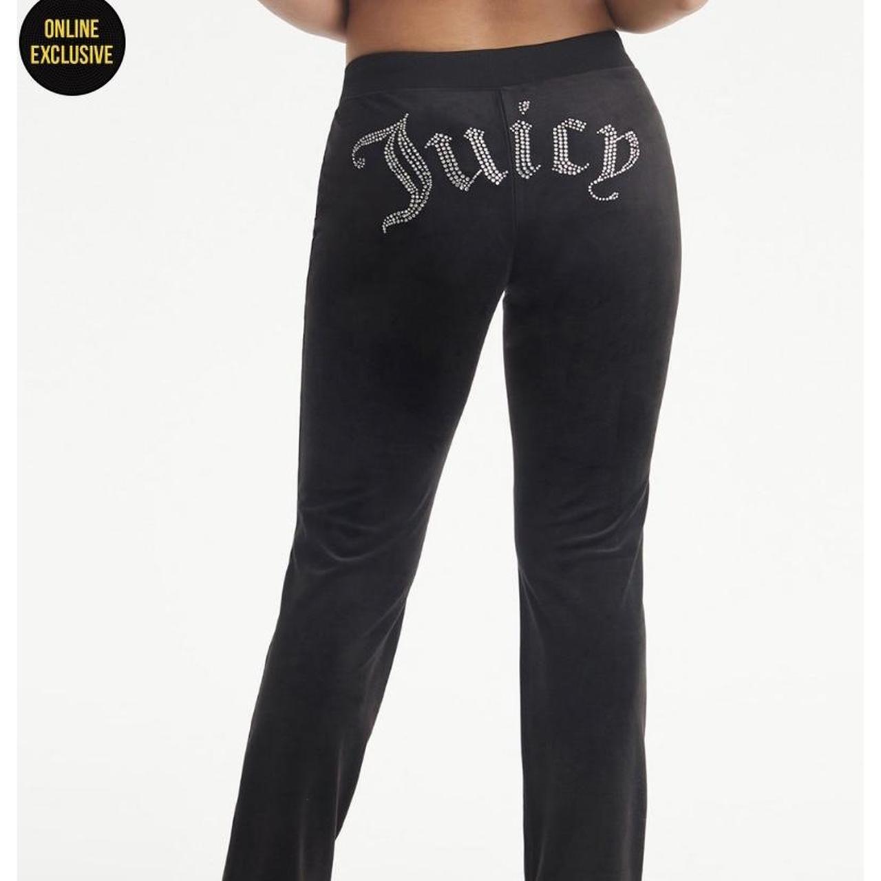 Juicy couture velour pants Black size small Only. Depop