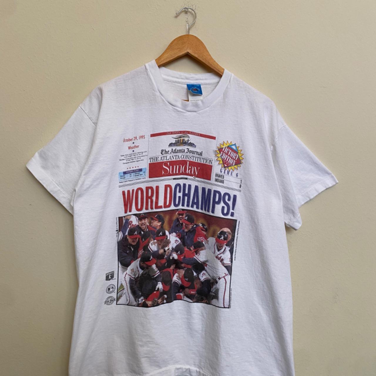 braves world champion t shirt
