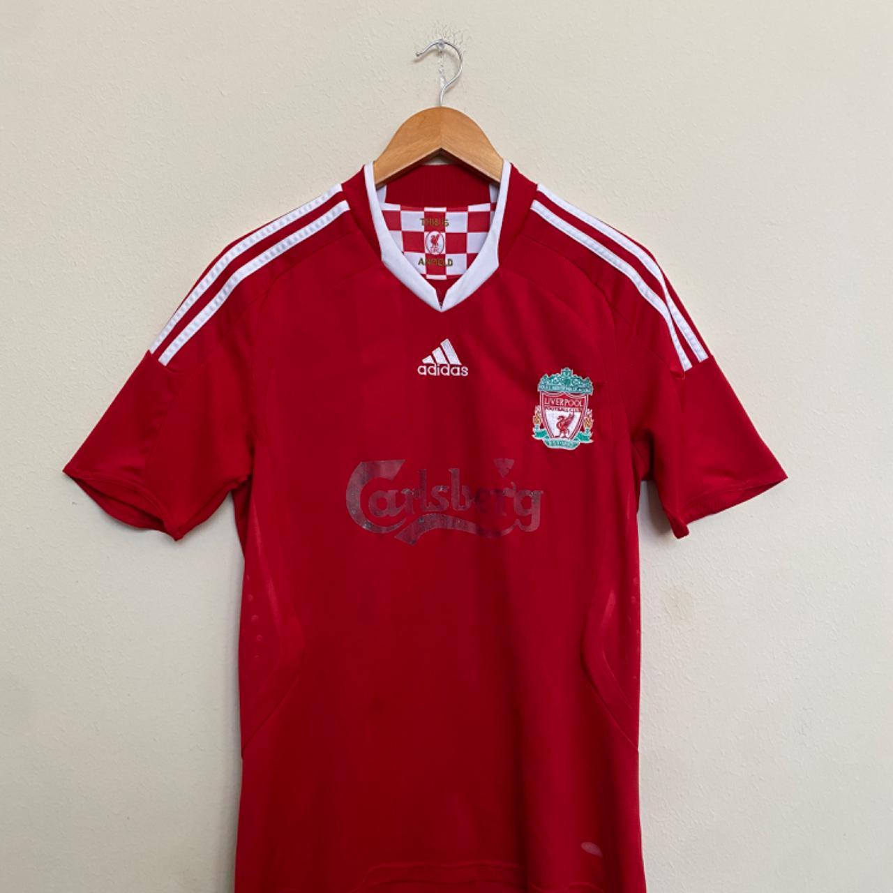 Adidas Liverpool 2008 Home Kit Jersey Size... - Depop