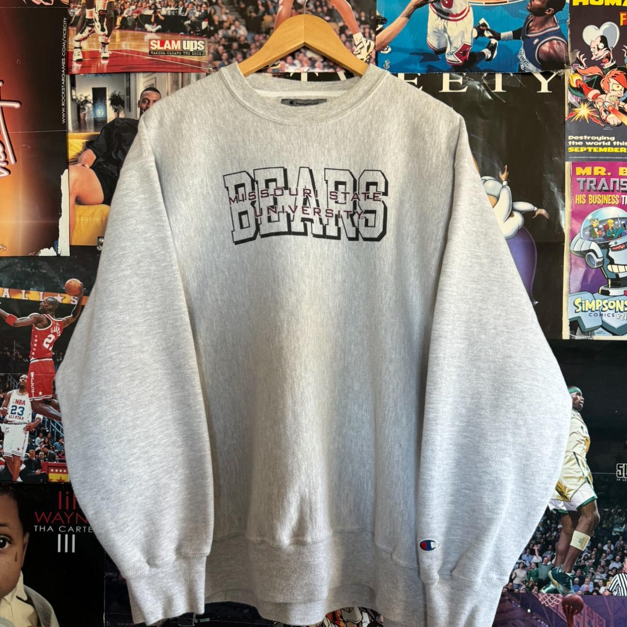 Missouri State University Bears Sweatshirt Champion Depop