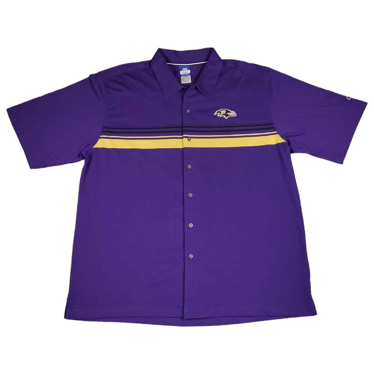 Baltimore Ravens retro Bowling Shirt 