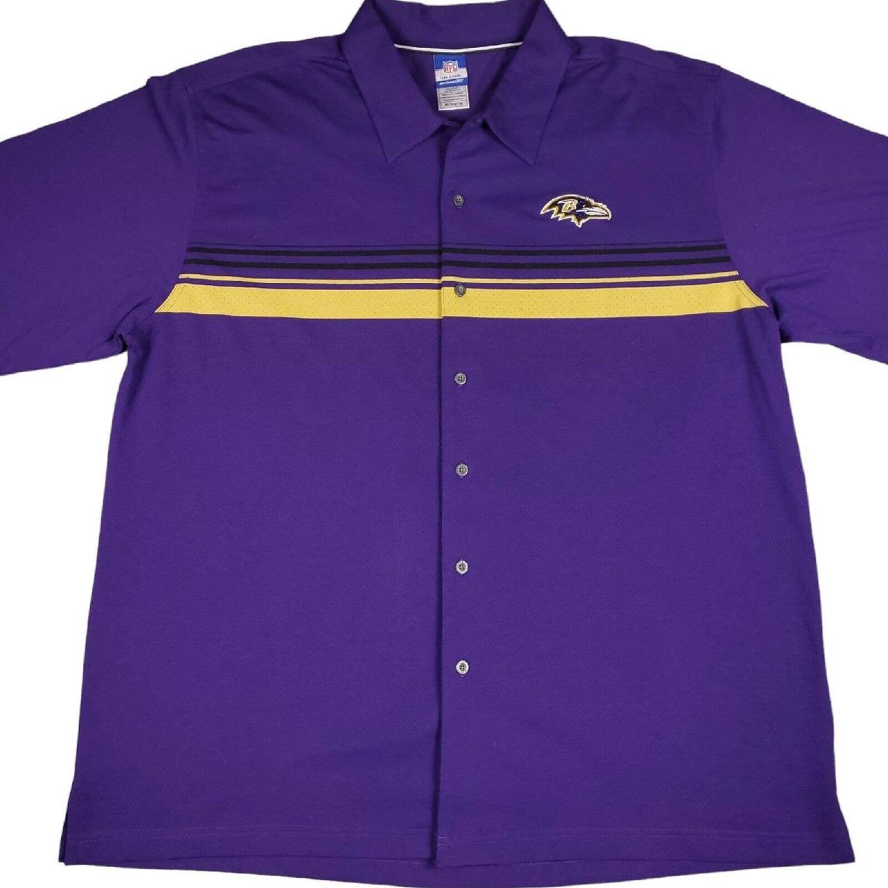 Baltimore Ravens retro Bowling Shirt