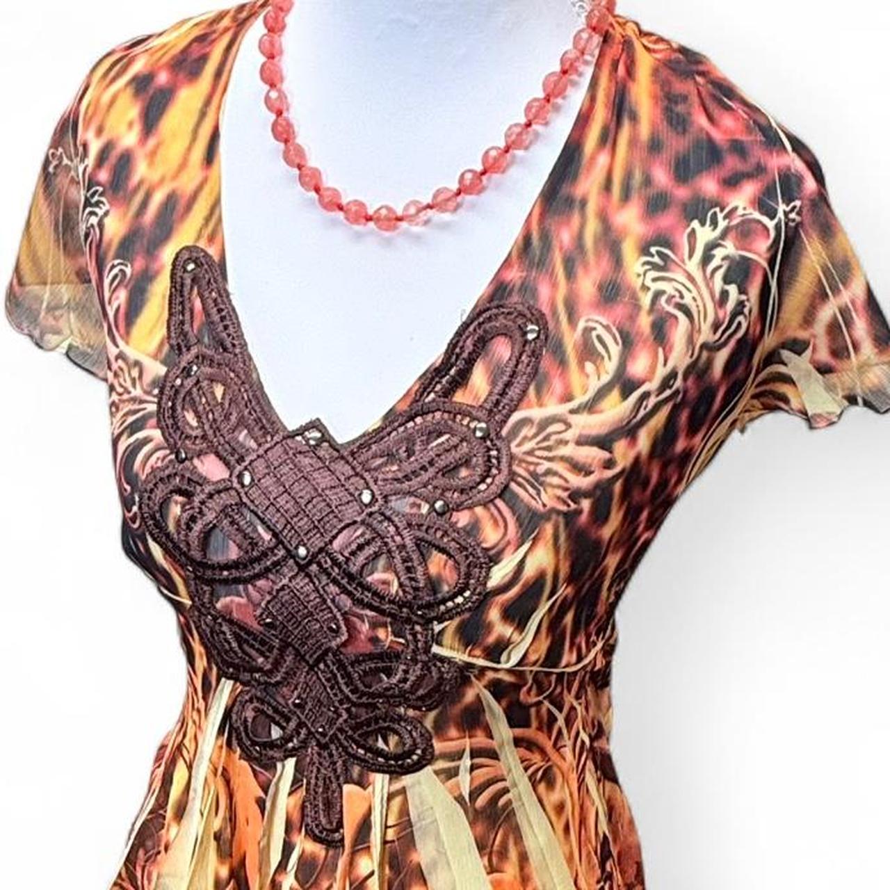 Unity in Diversity Women's Blouse - Multi/Brown -… - image 2