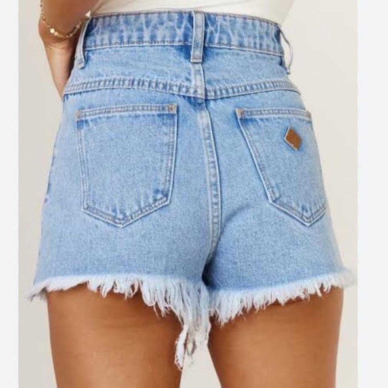 abrand denim shorts original price 100 great. Depop