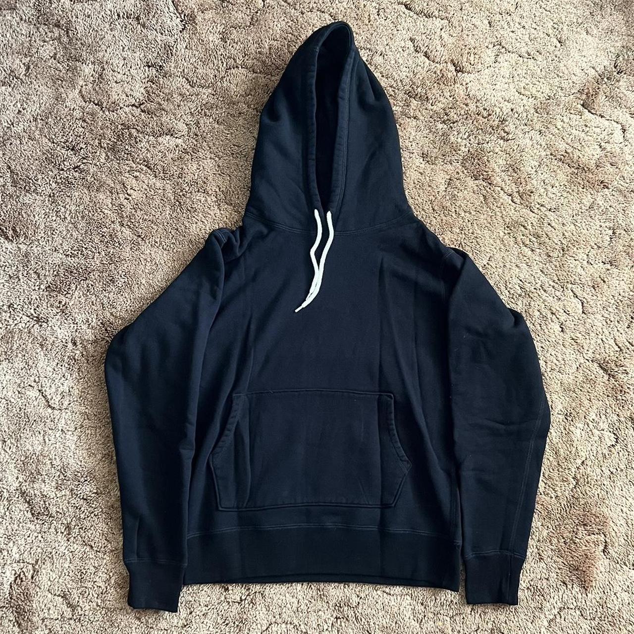 Naked & Famous Basic Black Hoodie · Size M. I wear... - Depop