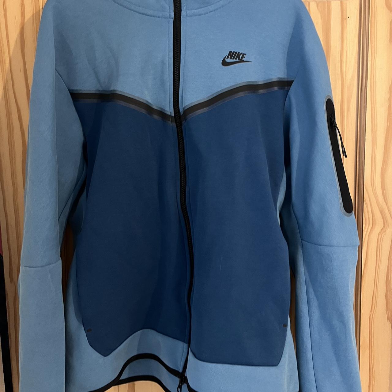 Nike tech fleece hoodie. Worn a good amount of times... - Depop