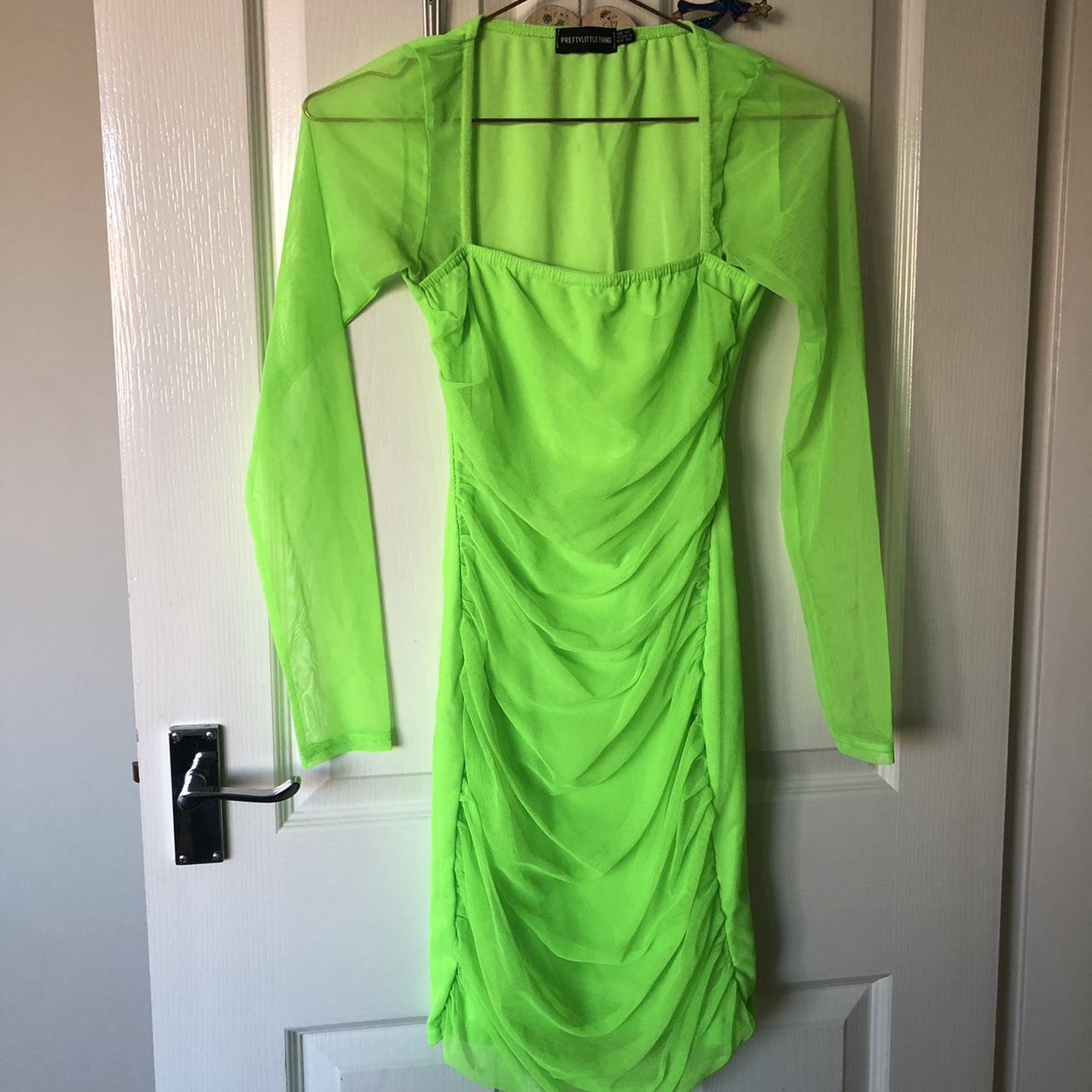 Neon green PLT dress Size 10 #plt
