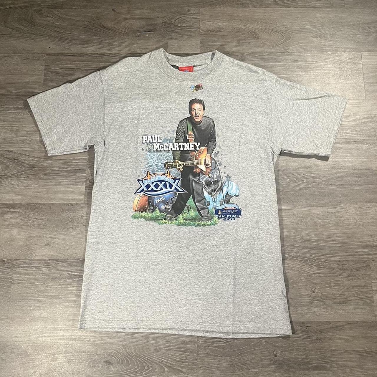 Paul McCartney x Super Bowl football shirt - Depop