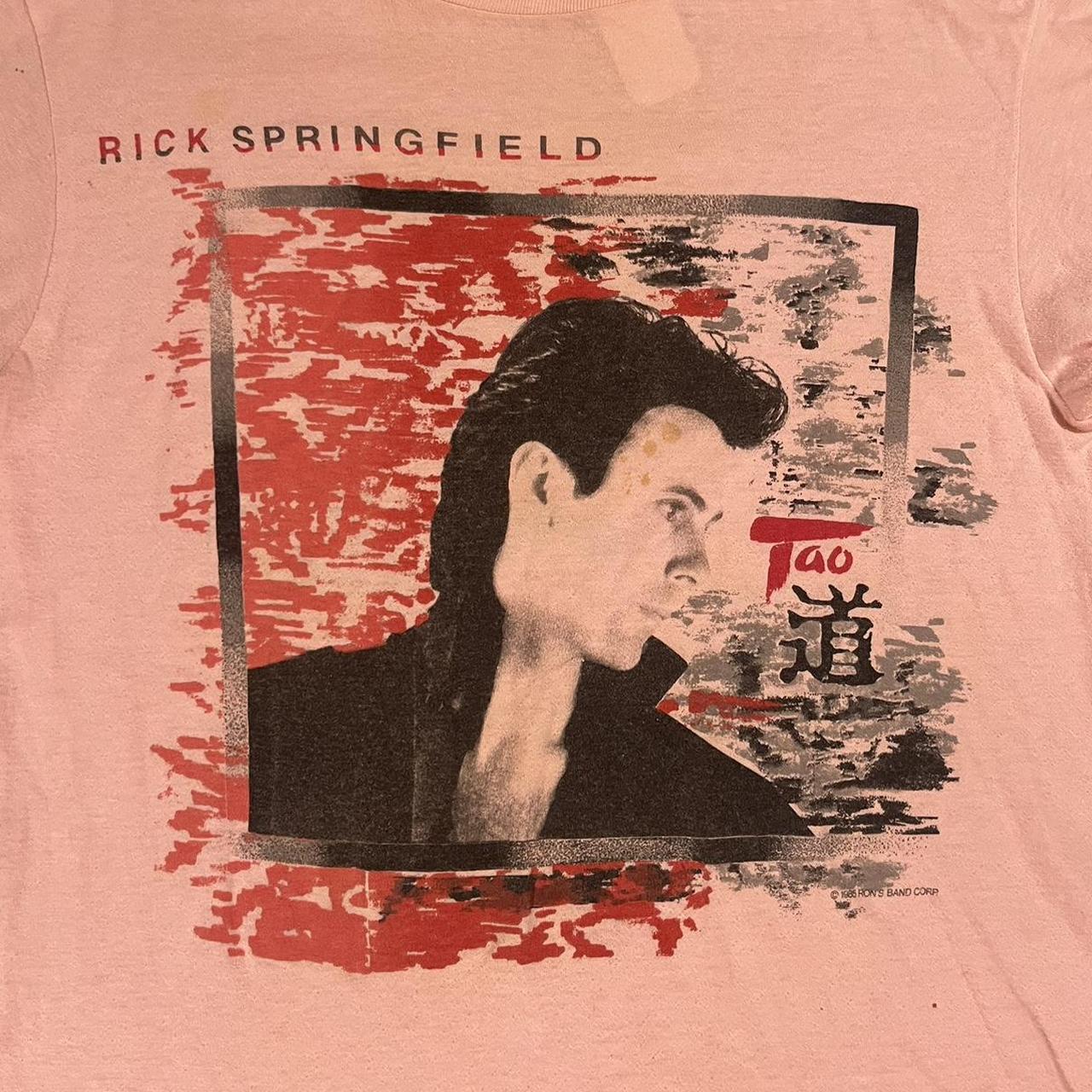 1985 Rick Springfield Tao Tour TShirt Super... Depop