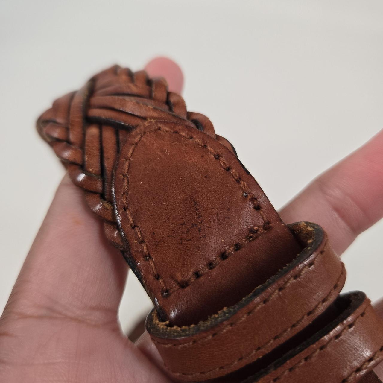 Fossil Women's Belt - Brown – Fossil Brown Woven … - image 8