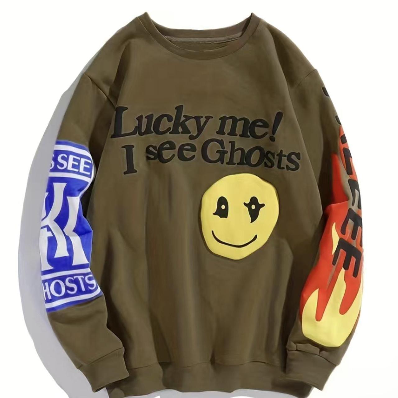 Lucky me I see ghost crew neck Brand new Color :... - Depop