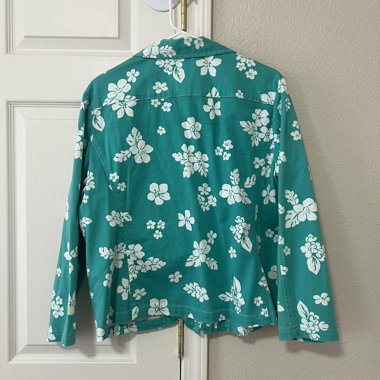 Pendleton Women's Shacket Jacket - Green/Blue - X… - image 7