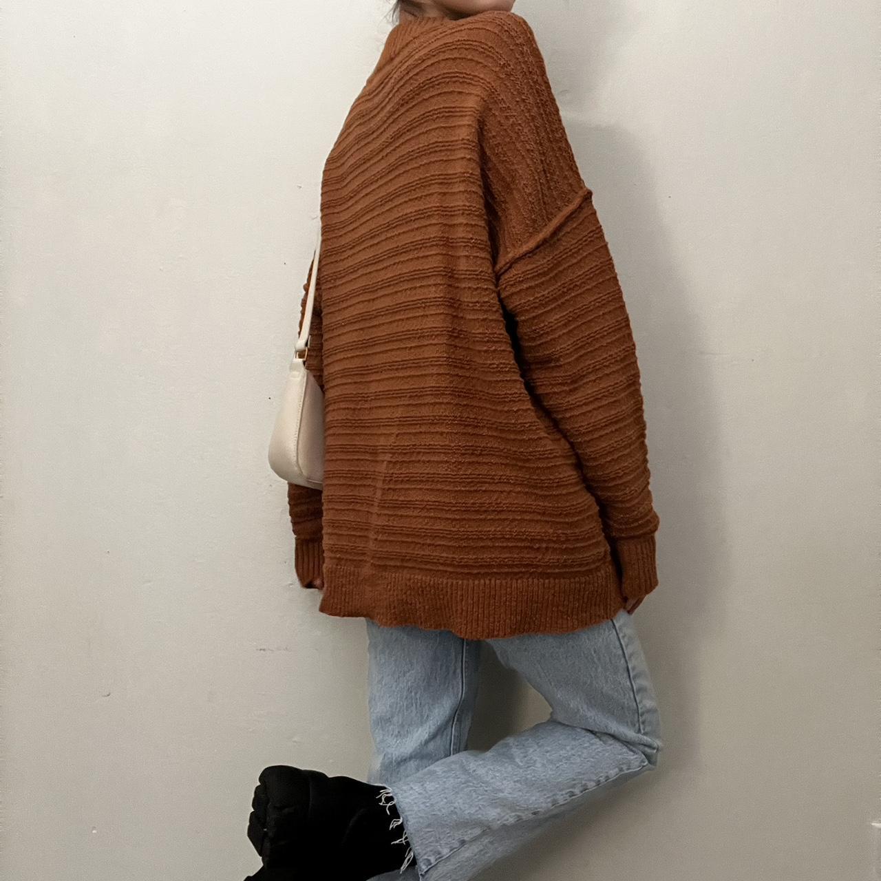 Burnt Orange Sweater Retails For 30 Or 35 Mock Depop   P0 