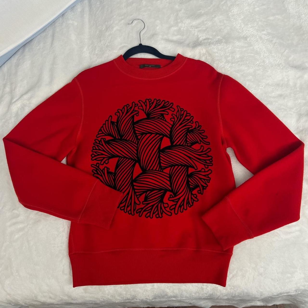 LV sweater Size medium - Depop