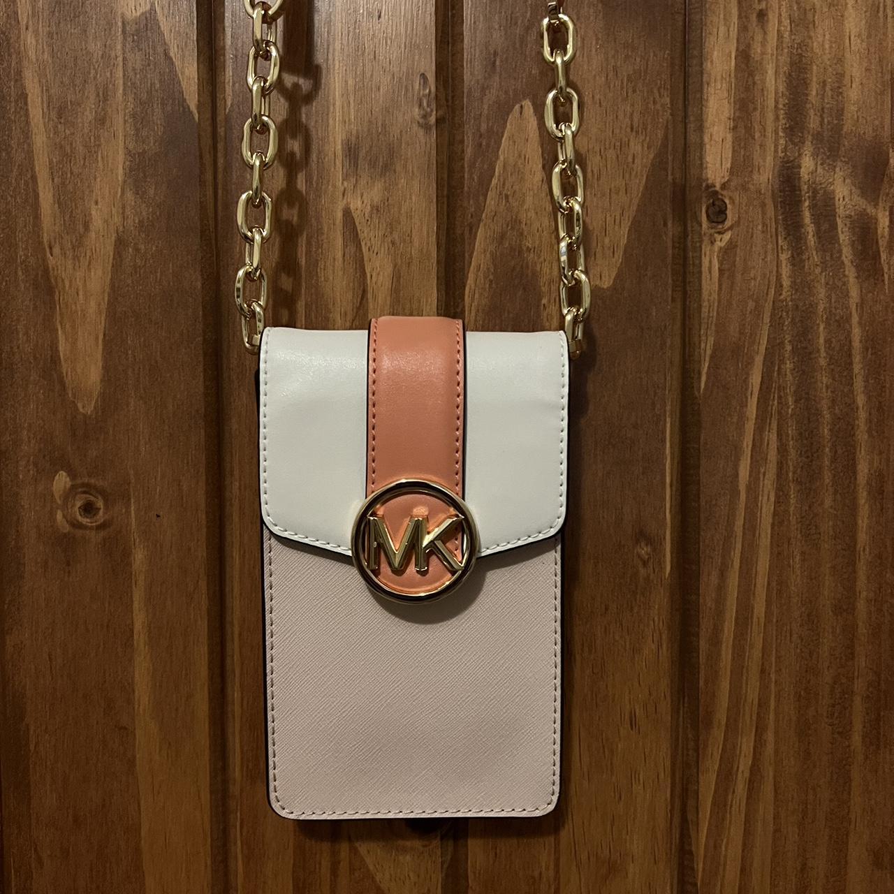 Michael Kors Women's White and Pink Bag