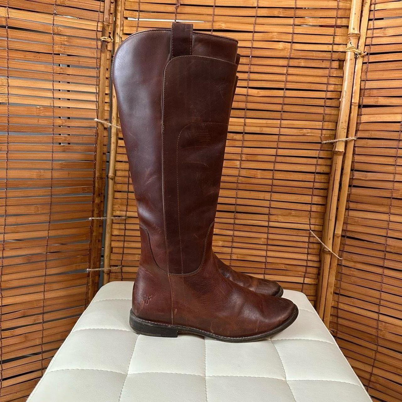 Frye paige tall riding boot cognac best sale