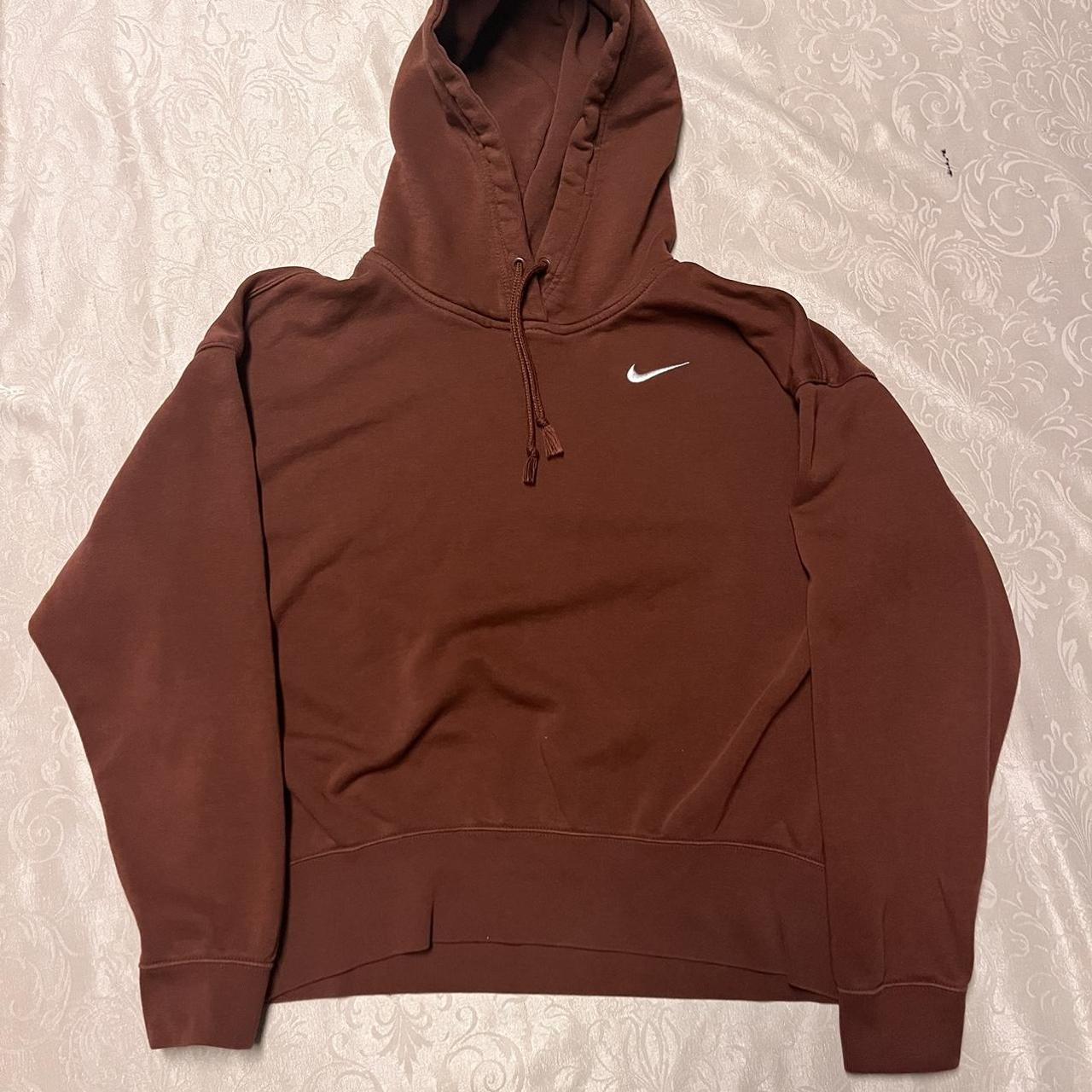 Vintage y2k red Nike hoodie. Very good condition... - Depop