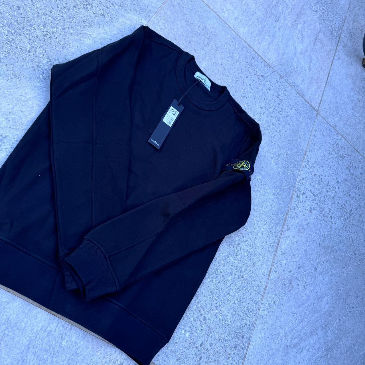 Stone island jumper Size small crew neck... - Depop