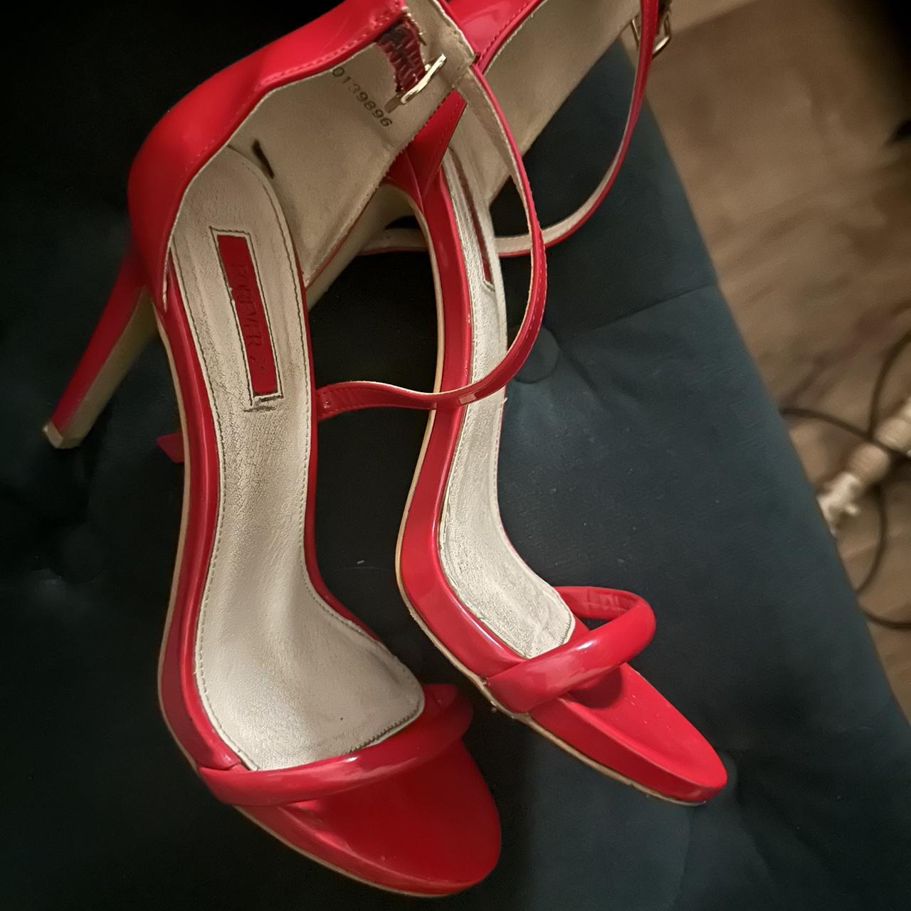 Forever 21 Women's Red Footwear | Depop