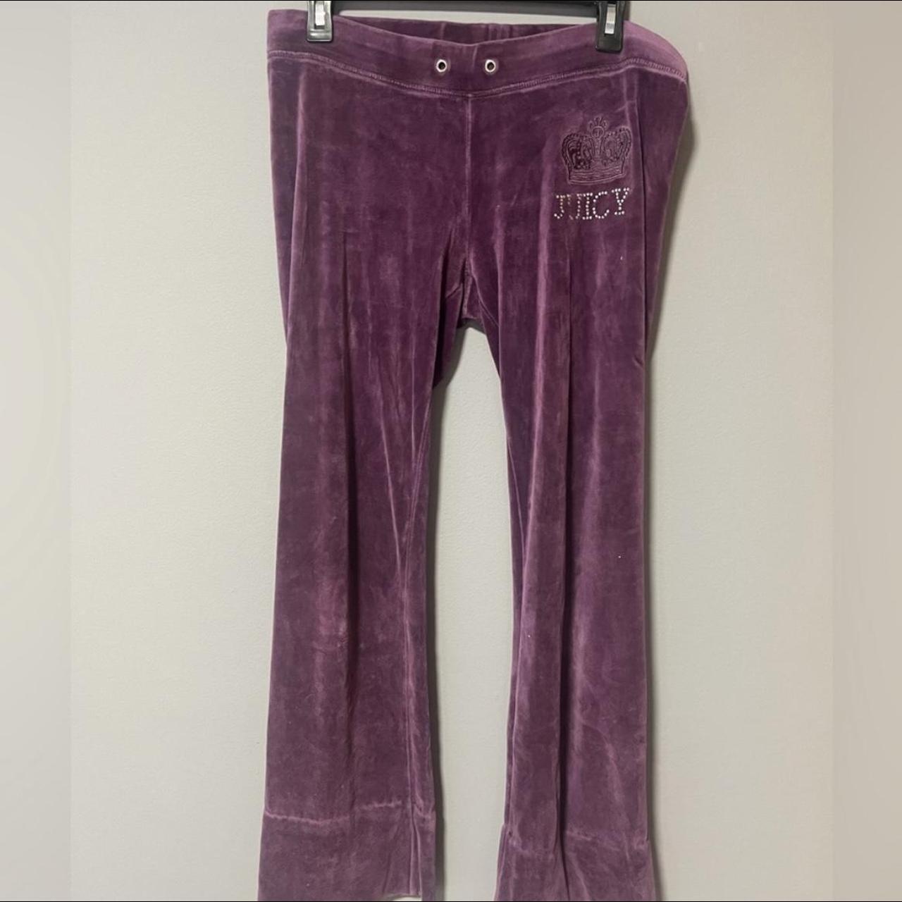 Juicy Couture Women's Purple Trousers | Depop