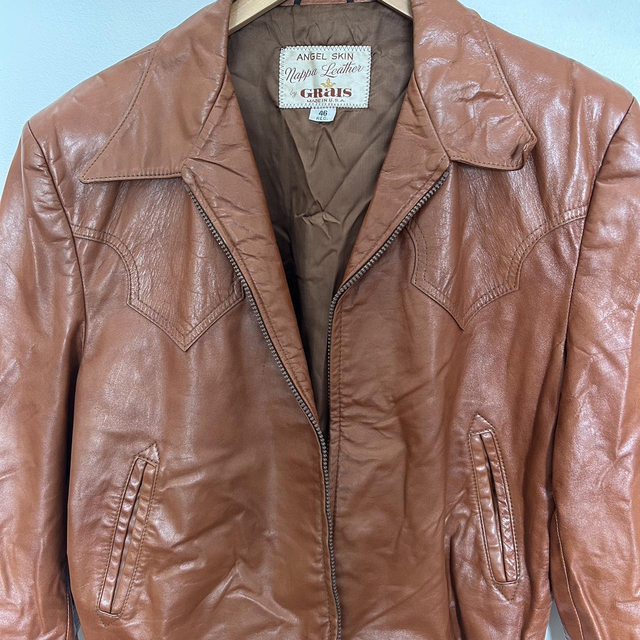 Grais leather sale jacket