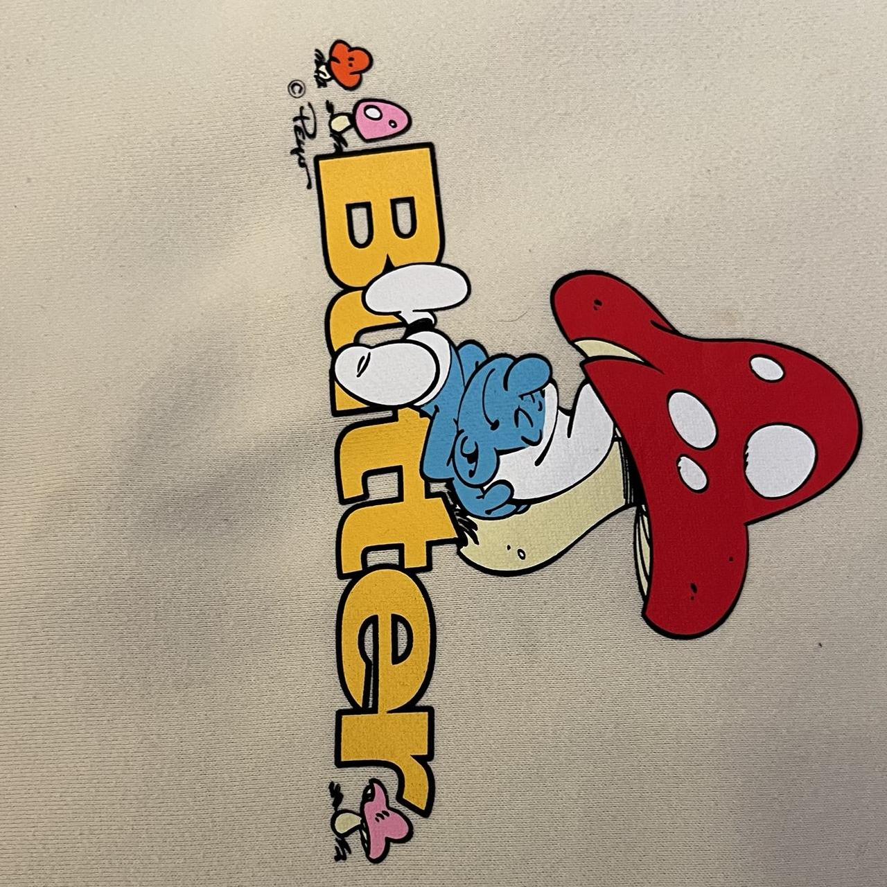 Butter hoodie Smurf’s Worn twice Message me before... Depop