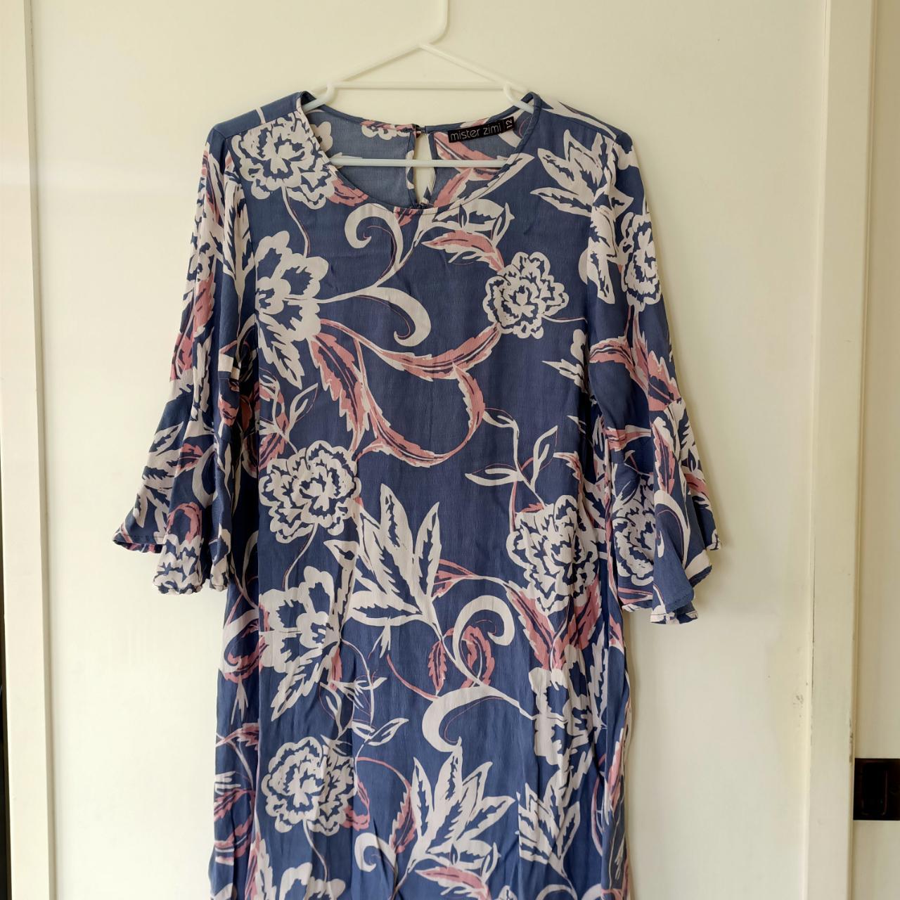 Mister zimi floral mini dress - Depop