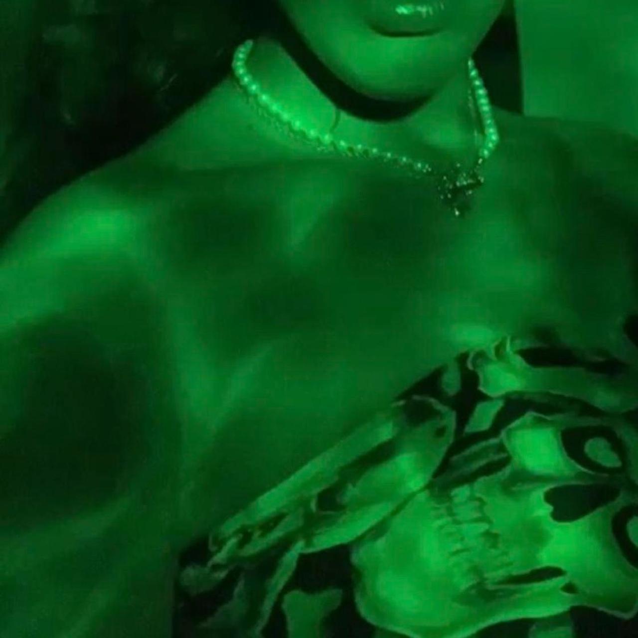 The Supreme Skull Pile Bandana Green is a must-have | Depop