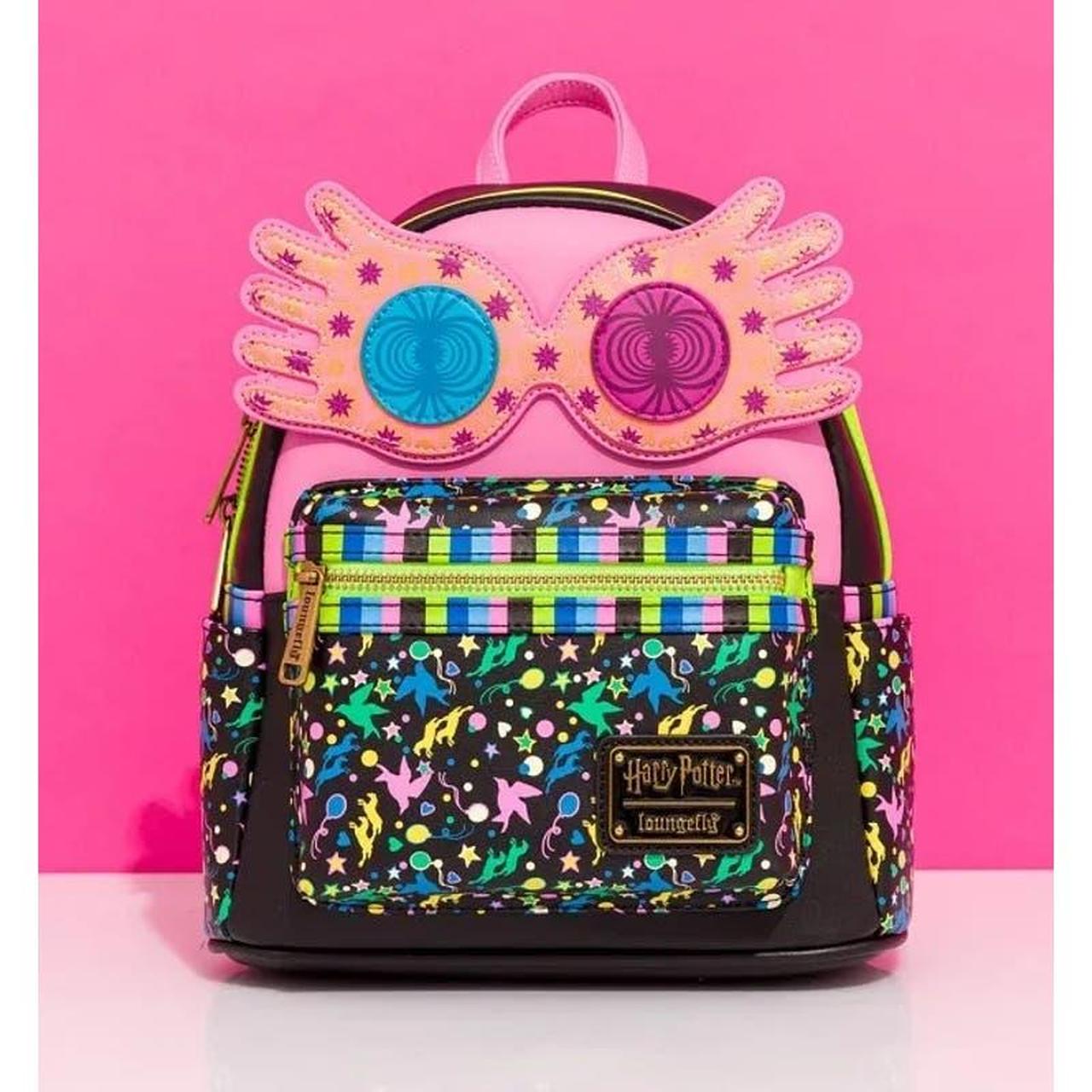 Luna Lovegood GLASSES Tweed Loungefly newest Mini Backpack New NWT Harry Potter