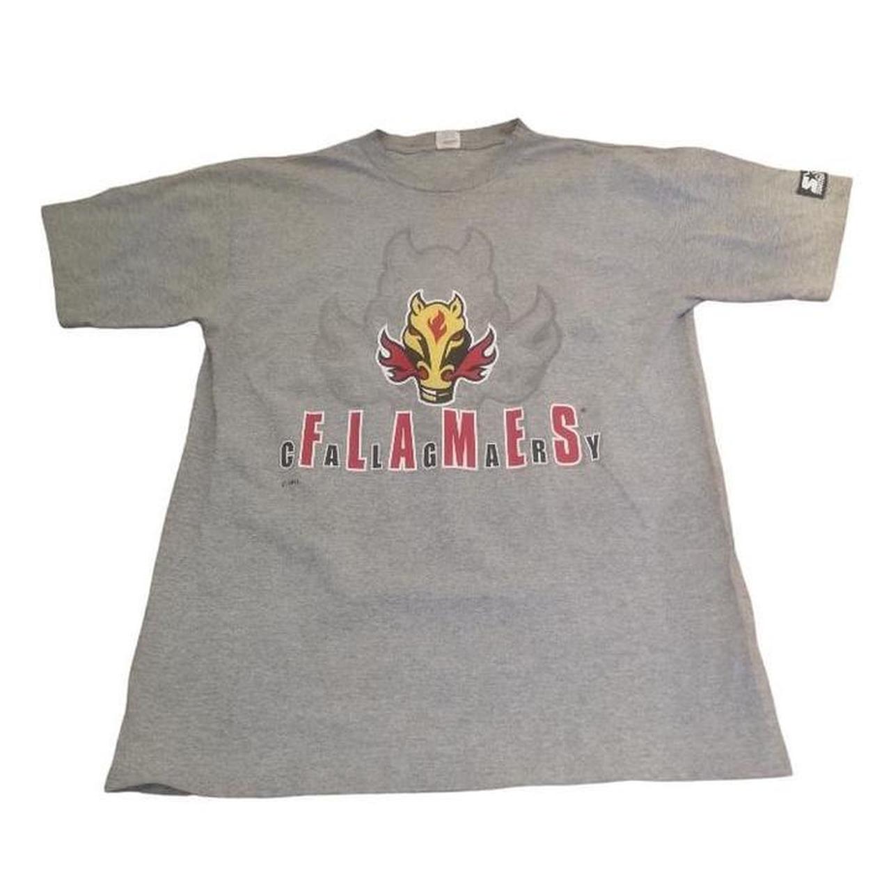 Vintage Starter Calgary Flames Canada Ice Hockey NHL... Depop