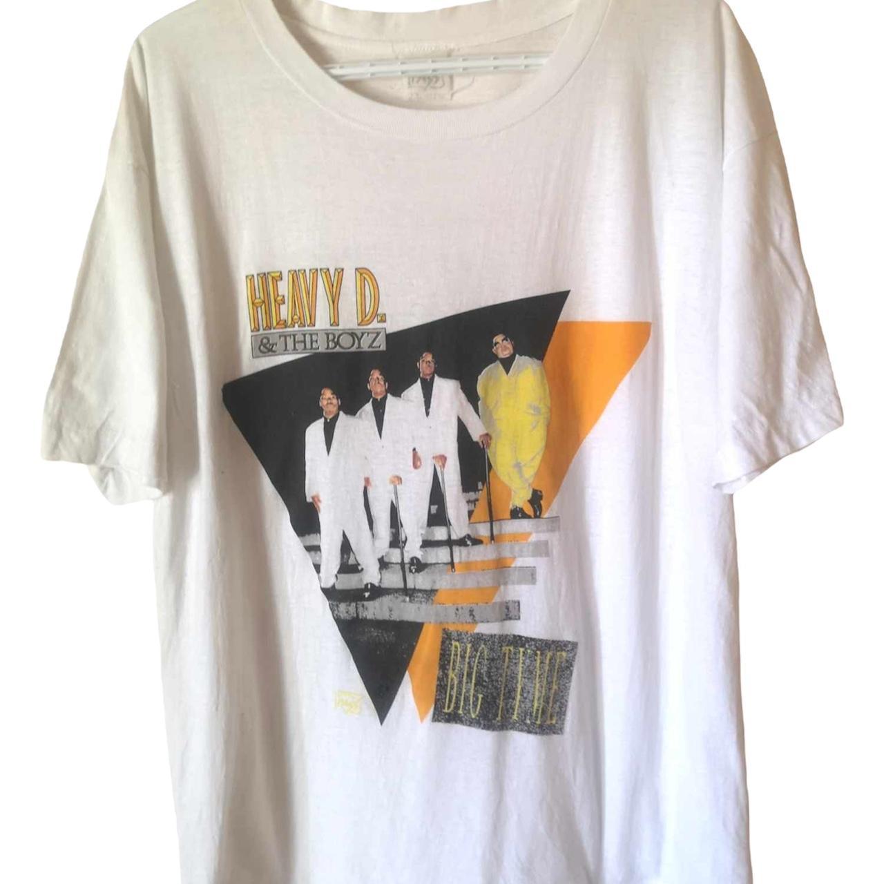 Vintage 1989 Heavy D & The Boyz Big Time Rap T Shirt...