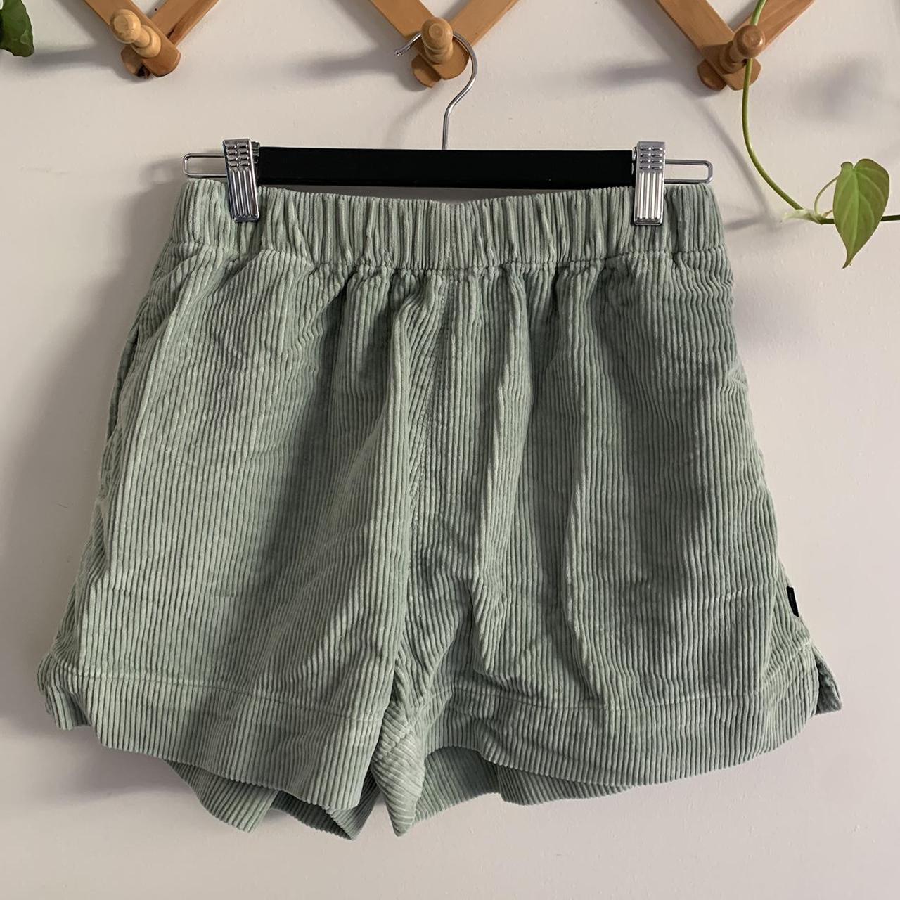 Thrills sage corduroy shorts. AU 8. Like new, only... - Depop