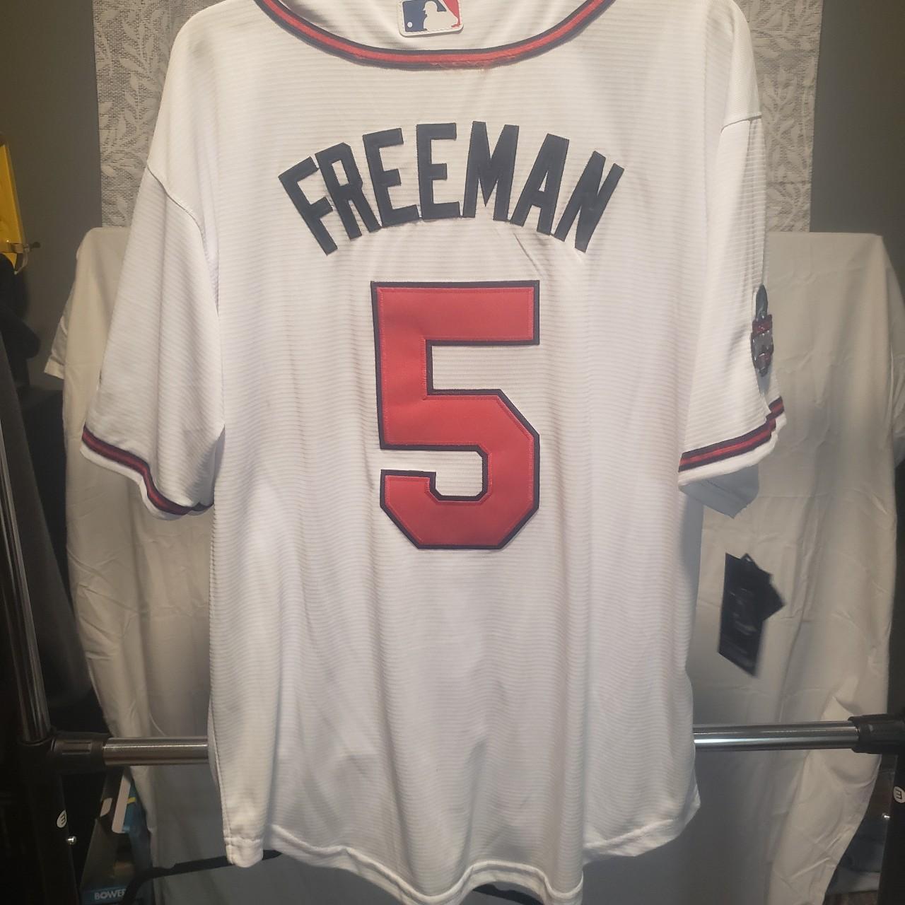 Men's Atlanta Braves Freddie Freeman Nike White 2021 World Series