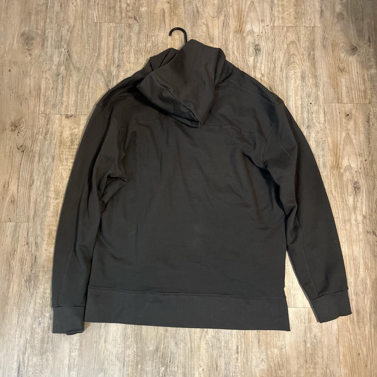 cool mnml thick Size zip hoodie Fits more like an... - Depop