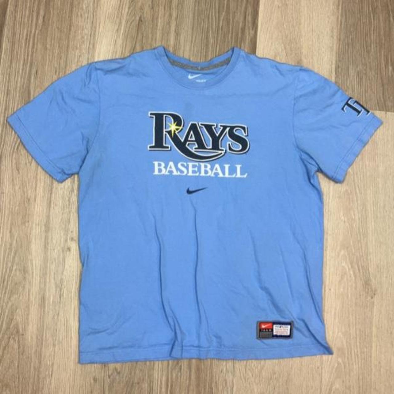 Nike, Shirts, Nike Mens Tampa Bay Rays Jersey