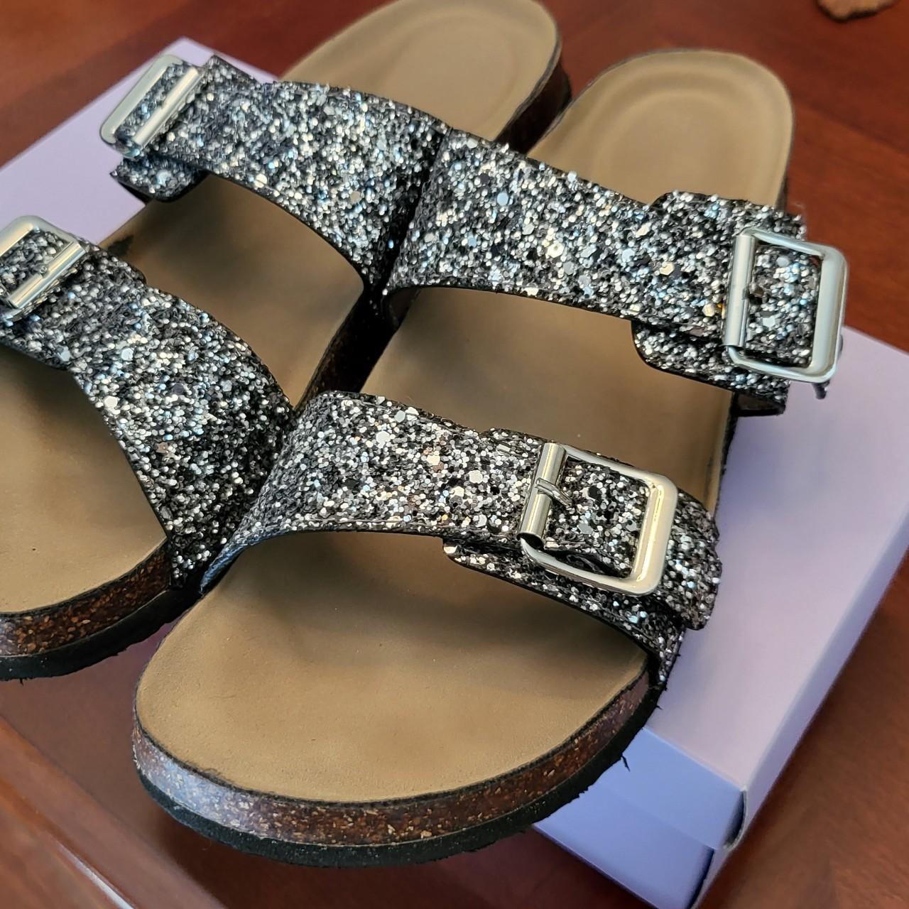 Madden Girl Women's Silver Sandals | Depop