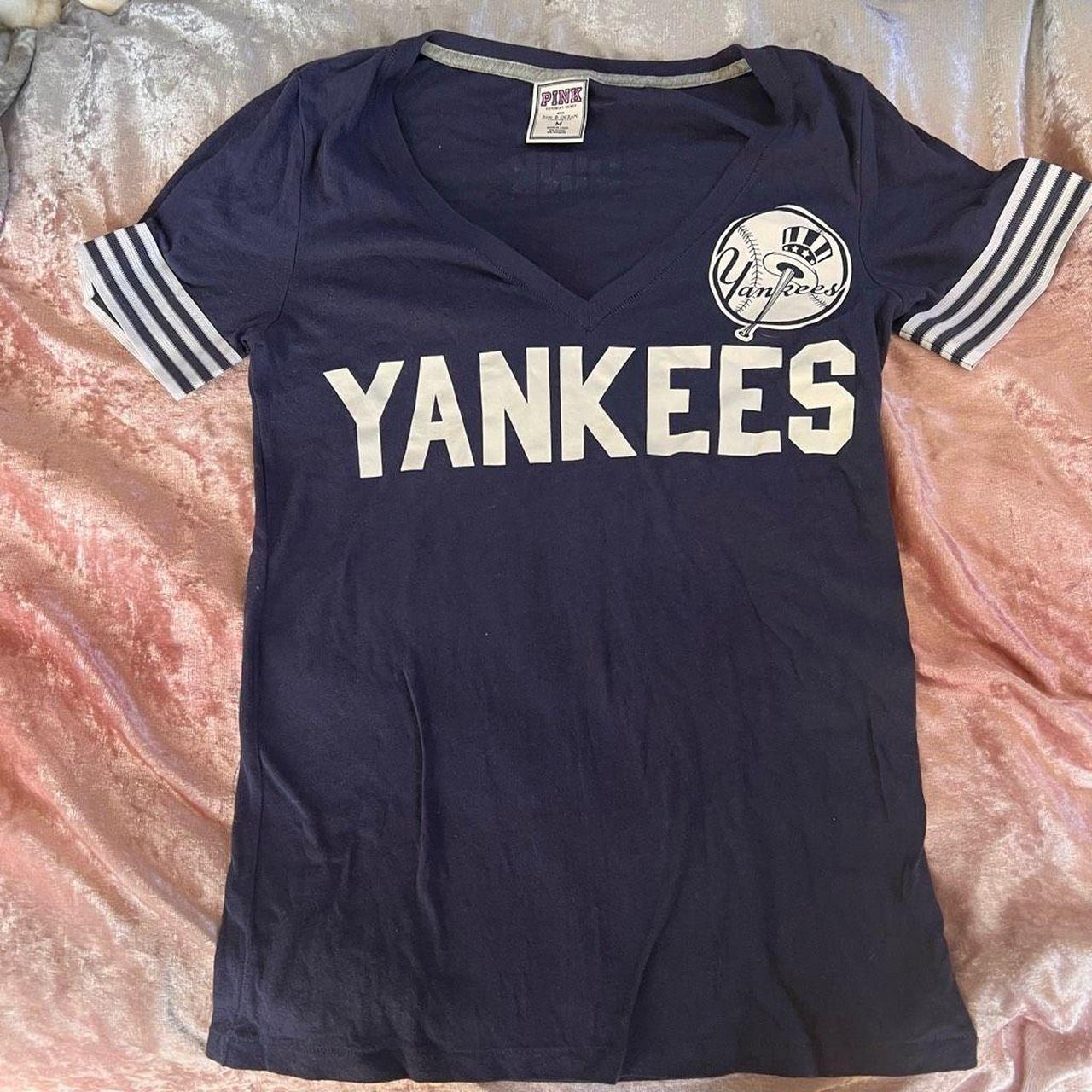 PINK Victoria's Secret, Tops, Vintage Pink New York Yankees Shirt