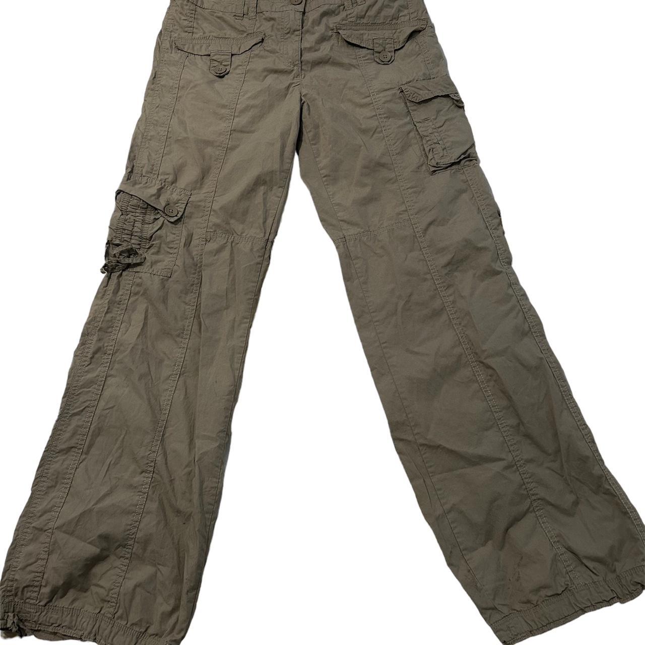 Vintage cargo trousers Beige colour Size 12 , I’m a... - Depop