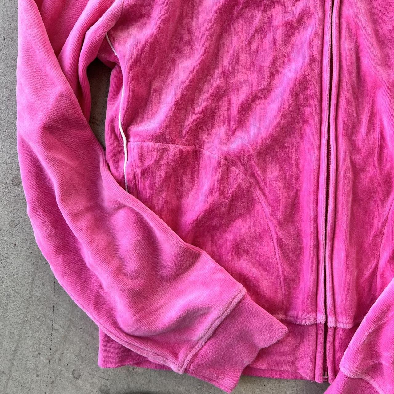 y2k 2000s pink velour jumpsuit set 🎀🎀💋 size m Depop