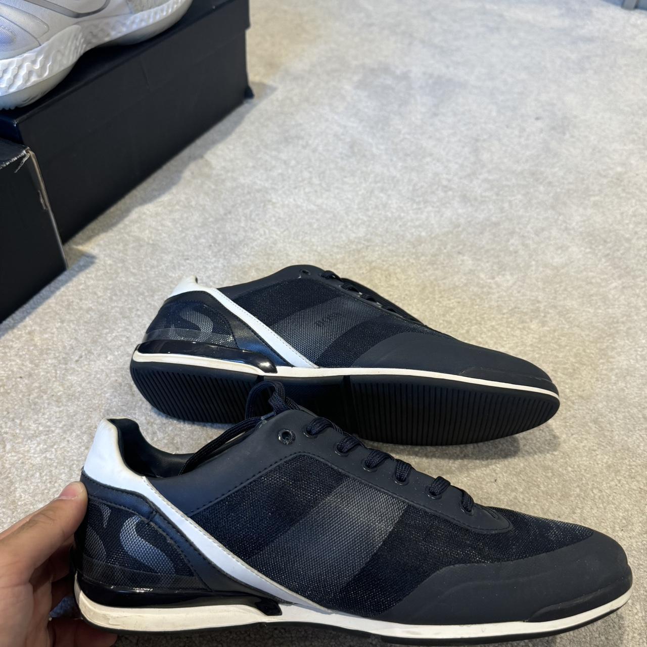 Hugo Boss Mens Dark Blue Saturn Lowp Act 3. Depop