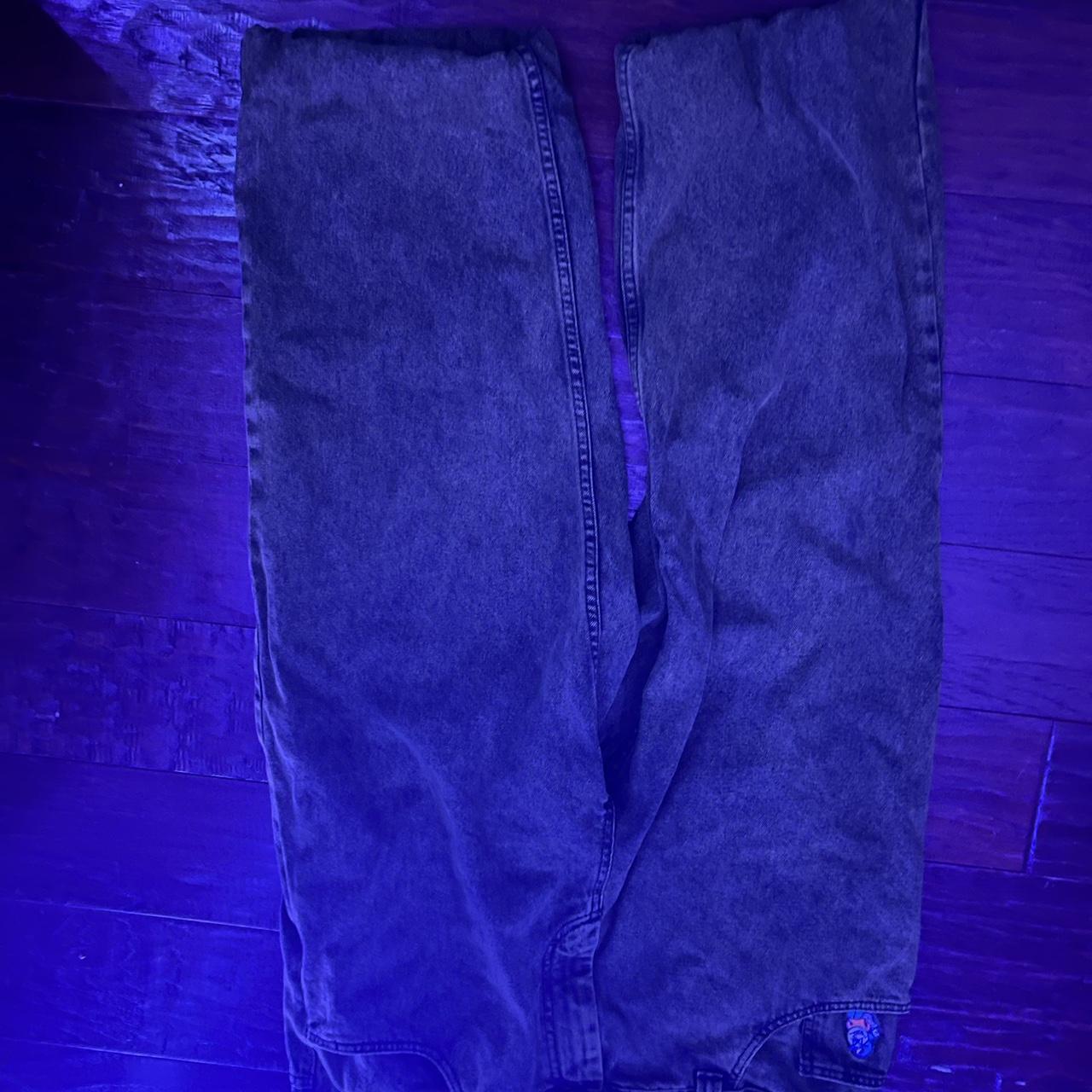 polar 93 36/32 uncut green/black washed - Depop