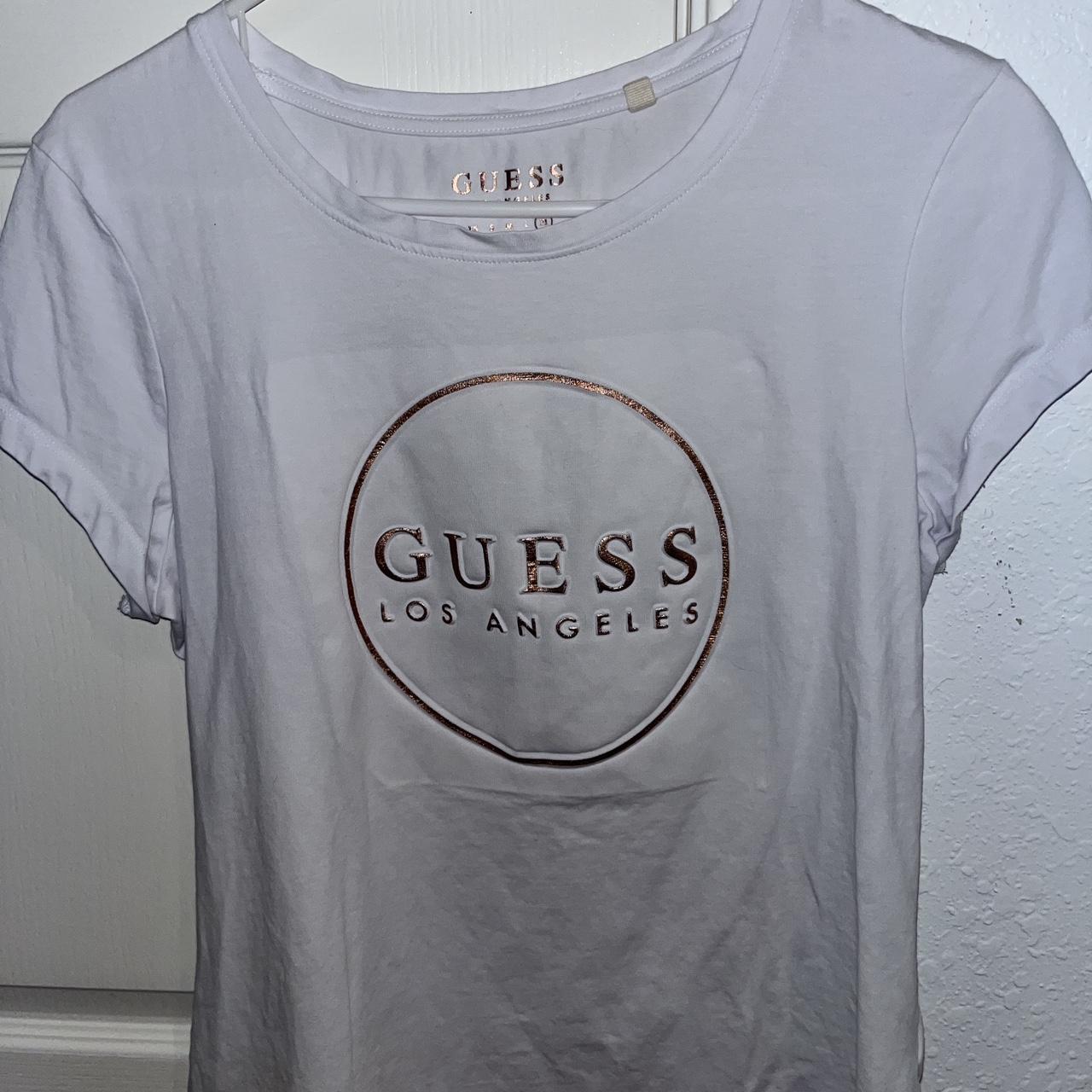 T shirt guess online rose